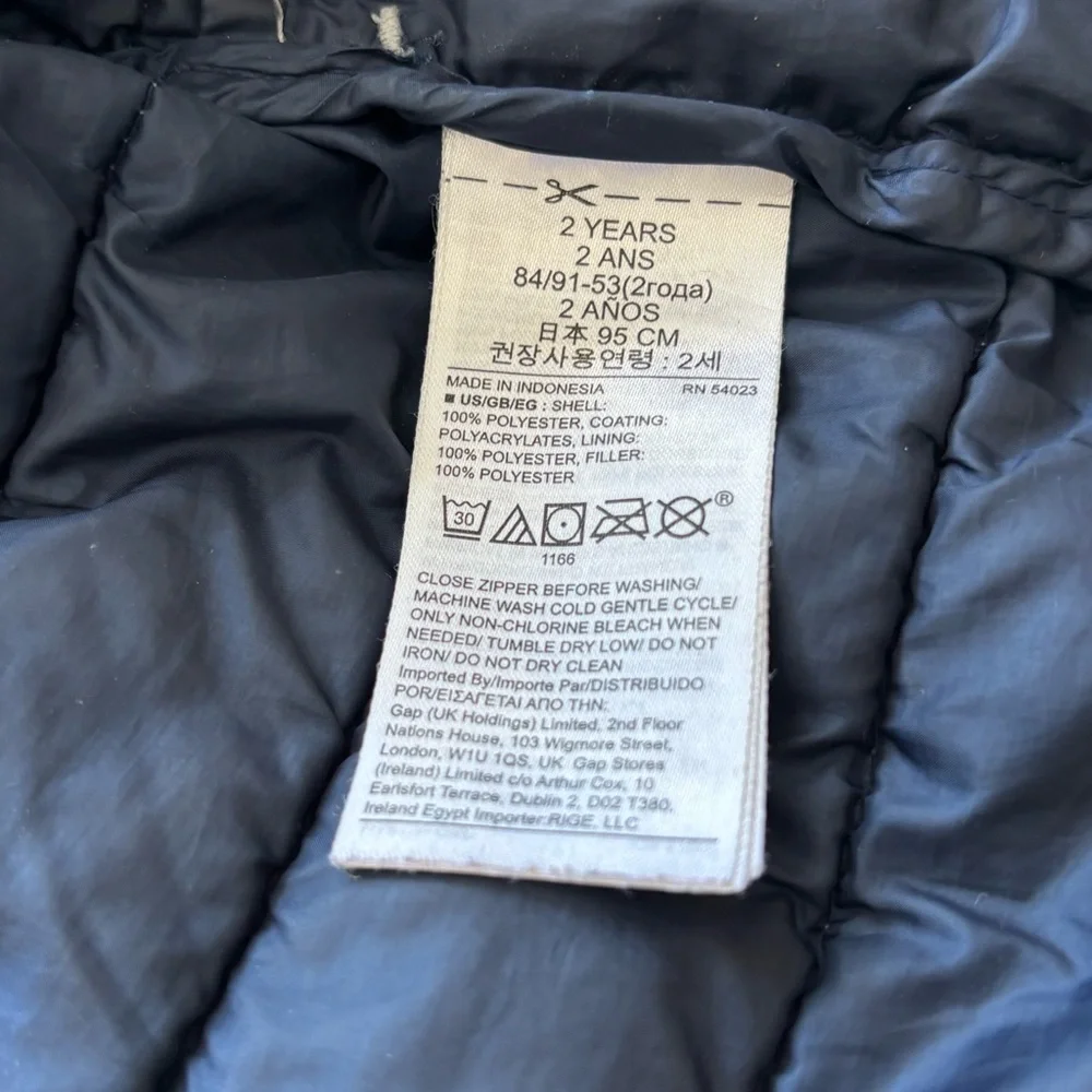 GAP Mickey Mouse Puffer Jacket 2T